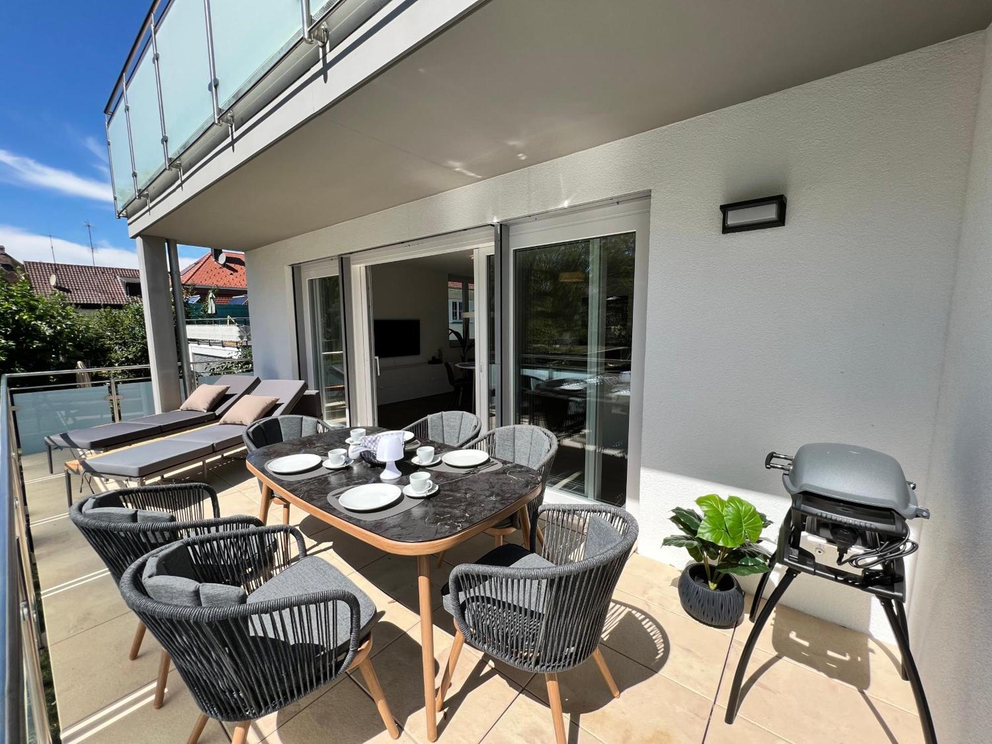 Neues Seeapartment Uberlingen Exteriör bild