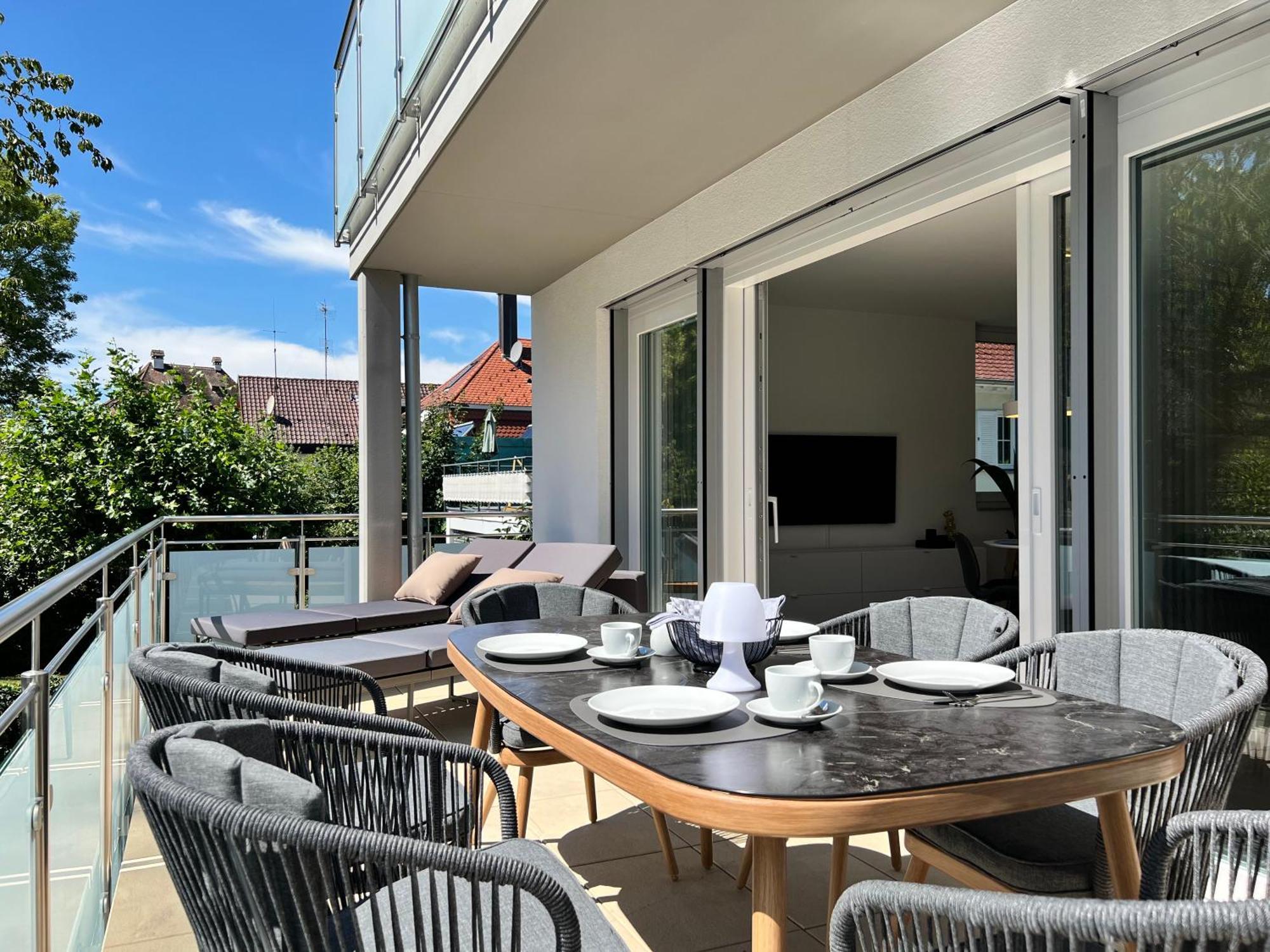Neues Seeapartment Uberlingen Exteriör bild